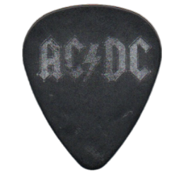 ac dc Guitar Pick - Púa de Guitarra