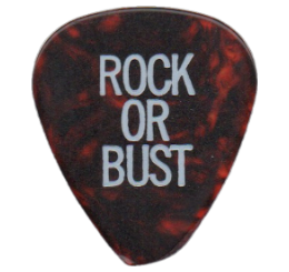 ac dc Guitar Pick - Púa de Guitarra