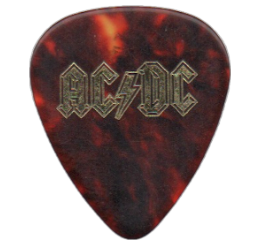 ac dc Guitar Pick - Púa de Guitarra