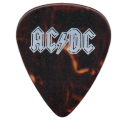 ac dc Guitar Pick - Púa de Guitarra