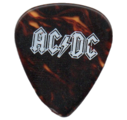 ac dc Guitar Pick - Púa de Guitarra
