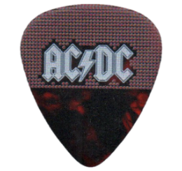 ac dc Guitar Pick - Púa de Guitarra