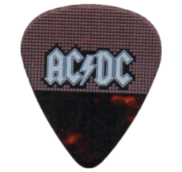 ac dc Guitar Pick - Púa de Guitarra