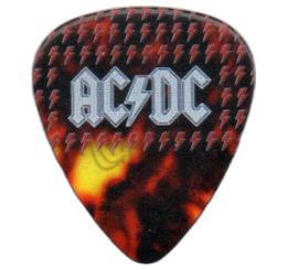 ac dc Guitar Pick - Púa de Guitarra