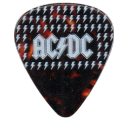 ac dc Guitar Pick - Púa de Guitarra