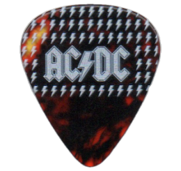 ac dc Guitar Pick - Púa de Guitarra