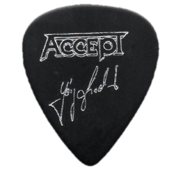 accept Guitar Pick - Púa de Guitarra