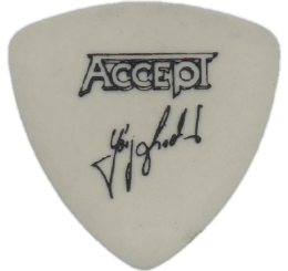 accept Guitar Pick - Púa de Guitarra