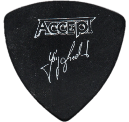 accept Guitar Pick - Púa de Guitarra
