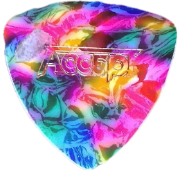 accept Guitar Pick - Púa de Guitarra