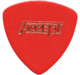 accept Guitar Pick - Púa de Guitarra