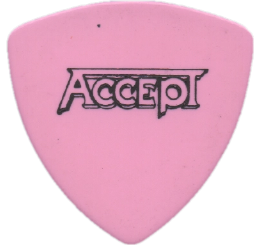 accept Guitar Pick - Púa de Guitarra