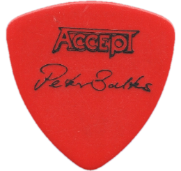 accept Guitar Pick - Púa de Guitarra