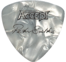 accept Guitar Pick - Púa de Guitarra