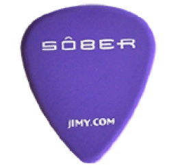 sober Guitar Pick - Púa de Guitarra